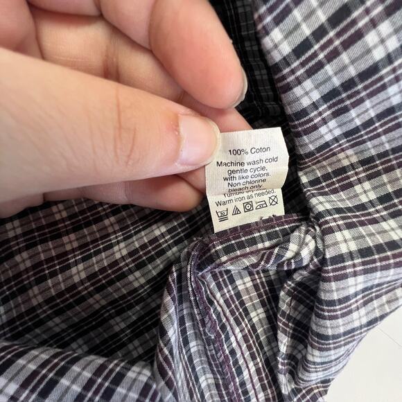 J Crew Shirt Mens Small Plaid Slim Fit Long Sleeve Button Down Casual - Picture 5 of 8